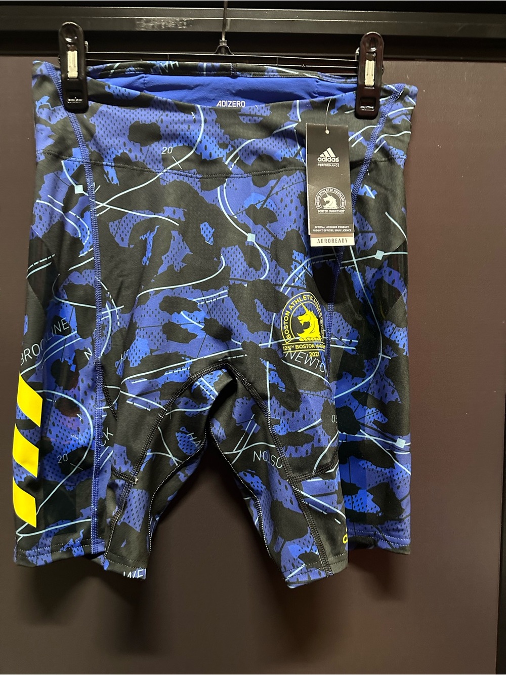 adidas Men Adizero Boston Marathon 21 Short Tight GU4916-0004